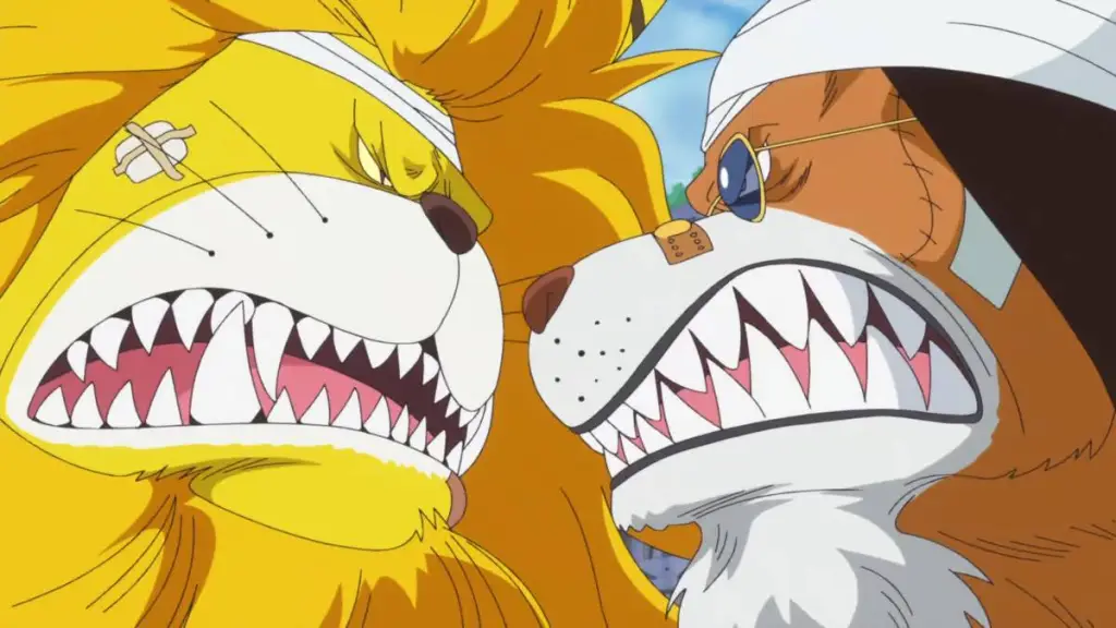 Inuarashi and Nekomamushi from One Piece