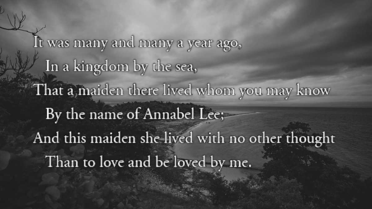 Quote from Annabel Lee by Edgar Allan Poe