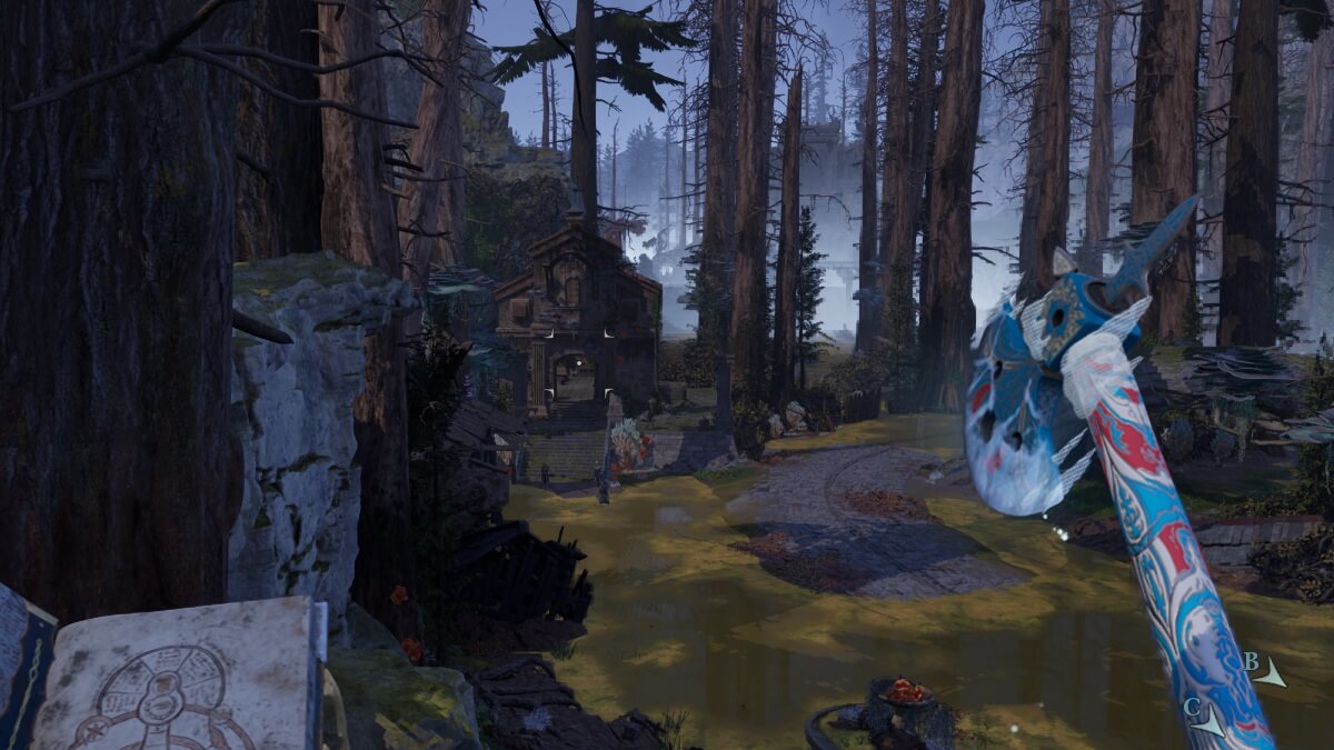 Screenshot of the Totem of Defiance Idol of Covert Plots location.