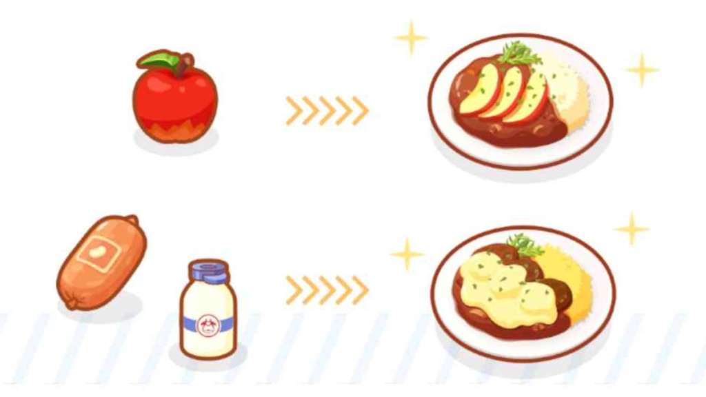 Examples of meals in Pokémon Sleep