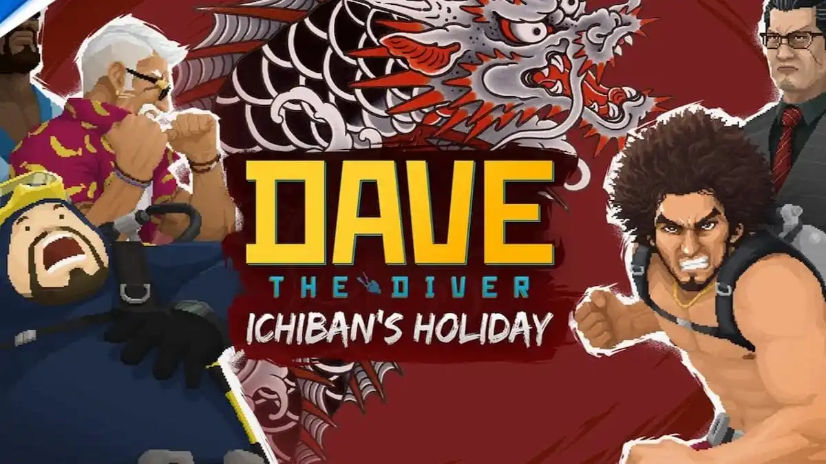 Dave the Diver Ichiban's Holiday crossover artwork