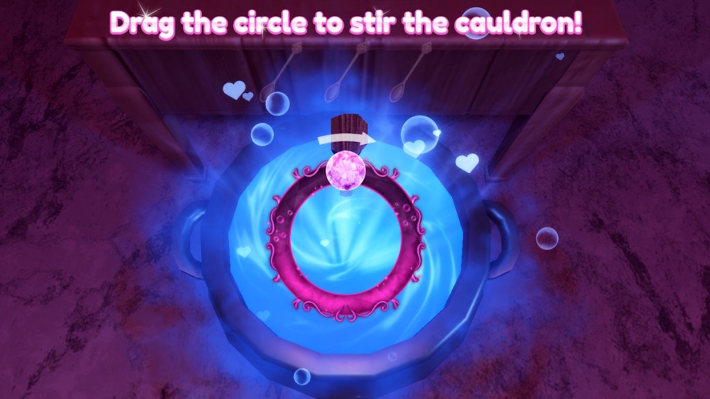 Stirring the cauldron in the V-Day Quest in DTI