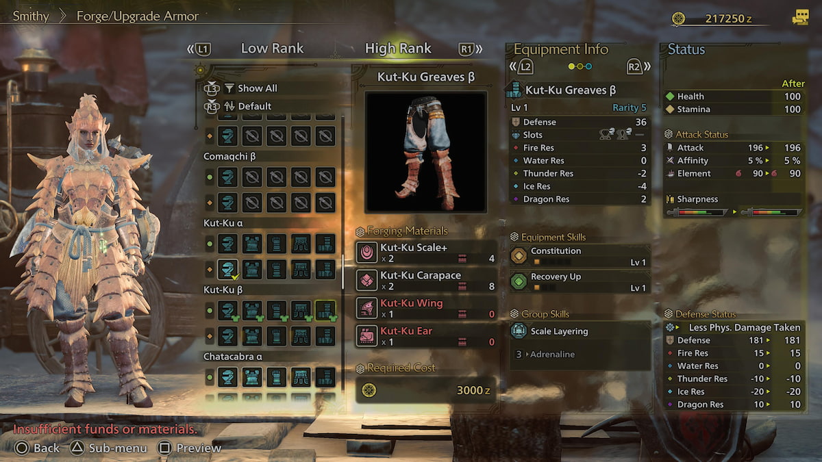 Kut-Ku b Armor Set