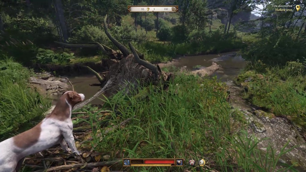 Kingdom Come Deliverance 2 - Vidlak Bandit's map treasure location - Hollow tree