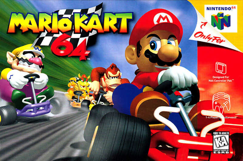 Mario Kart 64 box for Nintendo 64