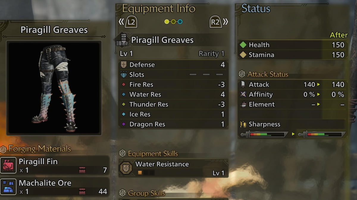 Piragill Armor Set