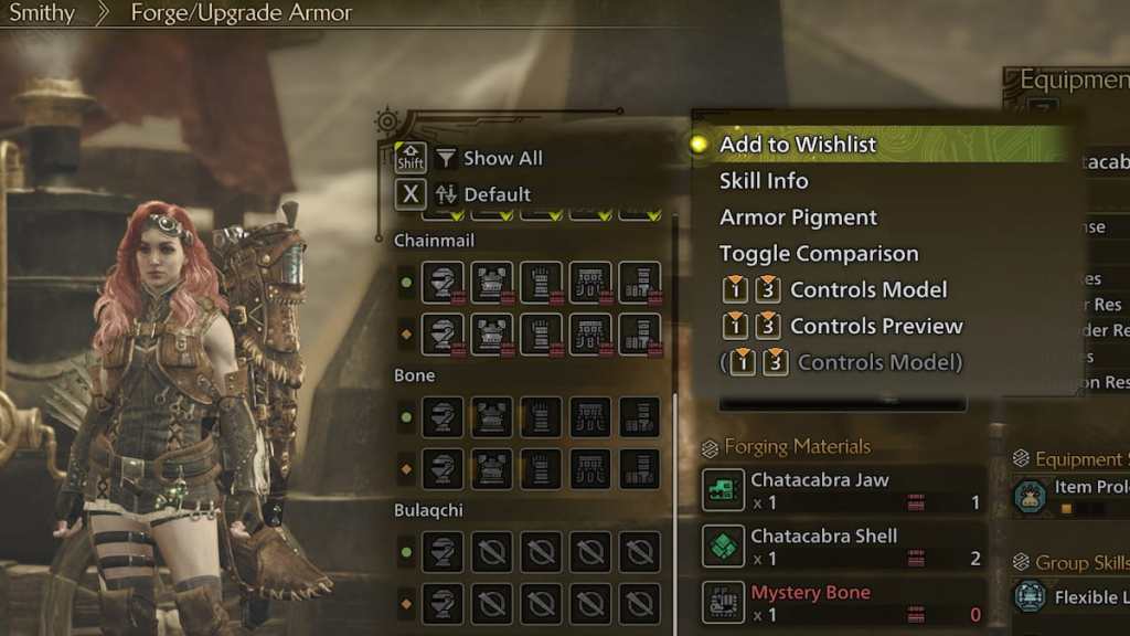 Monster Hunter Wilds wishlist button