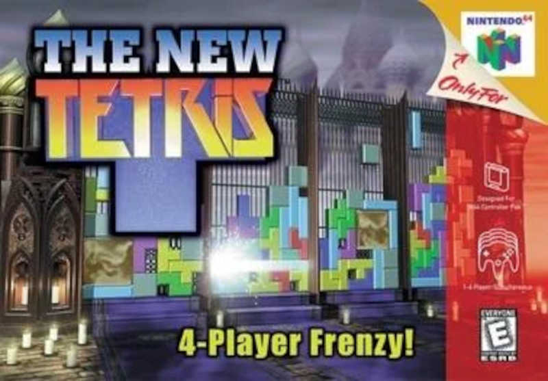 The New Tetris box for Nintendo 64