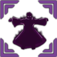 The icon for the Divine Push skill of the Purple Eyes Clan in Ninja Time Roblox experience