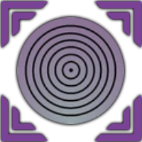 The icon for the Purple Eyes Mode skill of the Purple Eyes Clan in Ninja Time Roblox experience