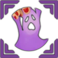 The icon for the Soul Grab skill of the Purple Eyes Clan in Ninja Time Roblox experience