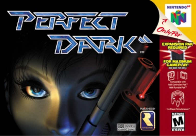 Perfect Dark box for Nintendo 64