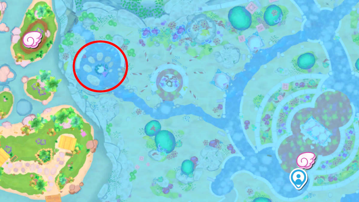 Location of the Recycling Plant in Hello Kitty Island Adventure