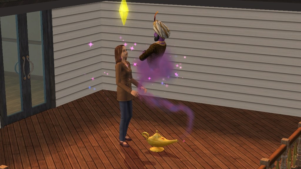 Image of The Genie in The Sims 2.