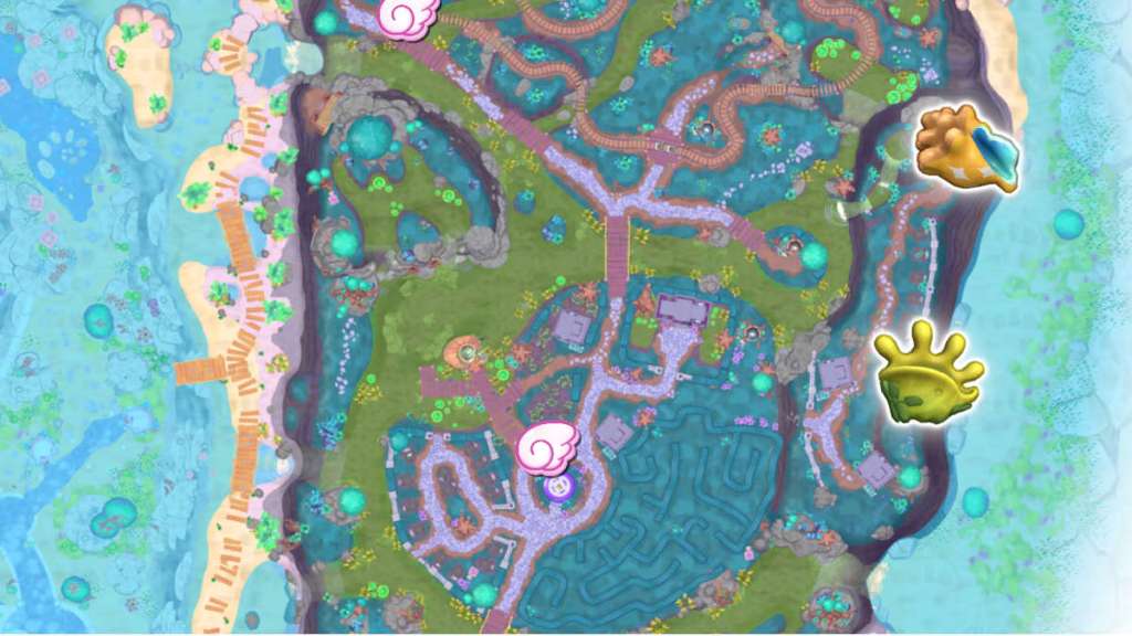 Spooky Swamp Echo Conch locations in Hello Kitty Island Adventure