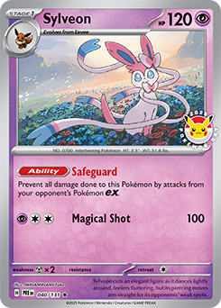 The Sylveon card for Pokémon Day 2025.