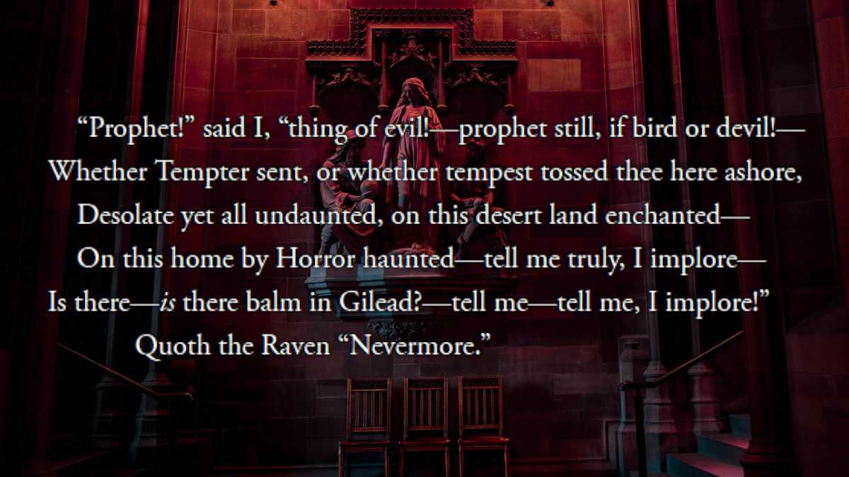 Quote from The Raven by Edgar Allan Poe