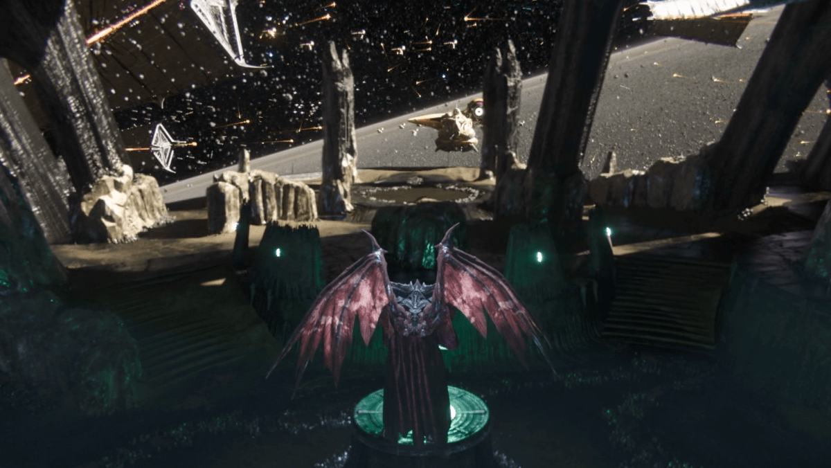 Oryx on the Dreadnaught in Destiny 2.