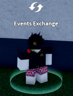 Events Exchange NPC in Verse Piece Roblox experience