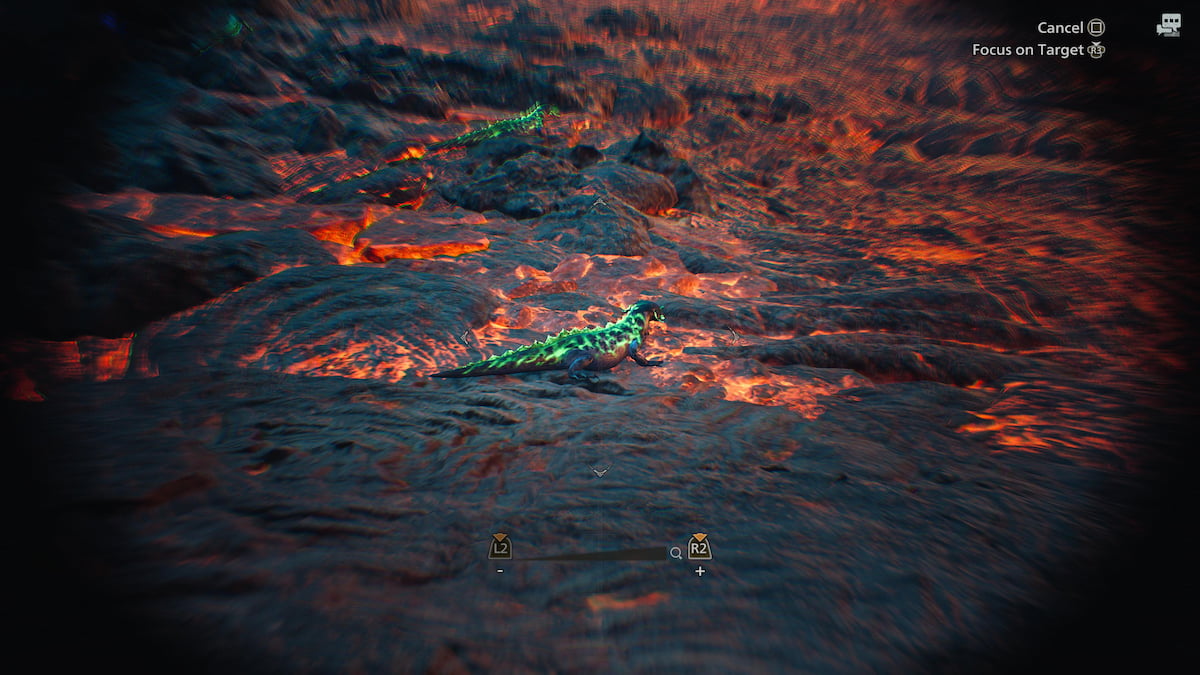 Ember Rufflizards walking on lava