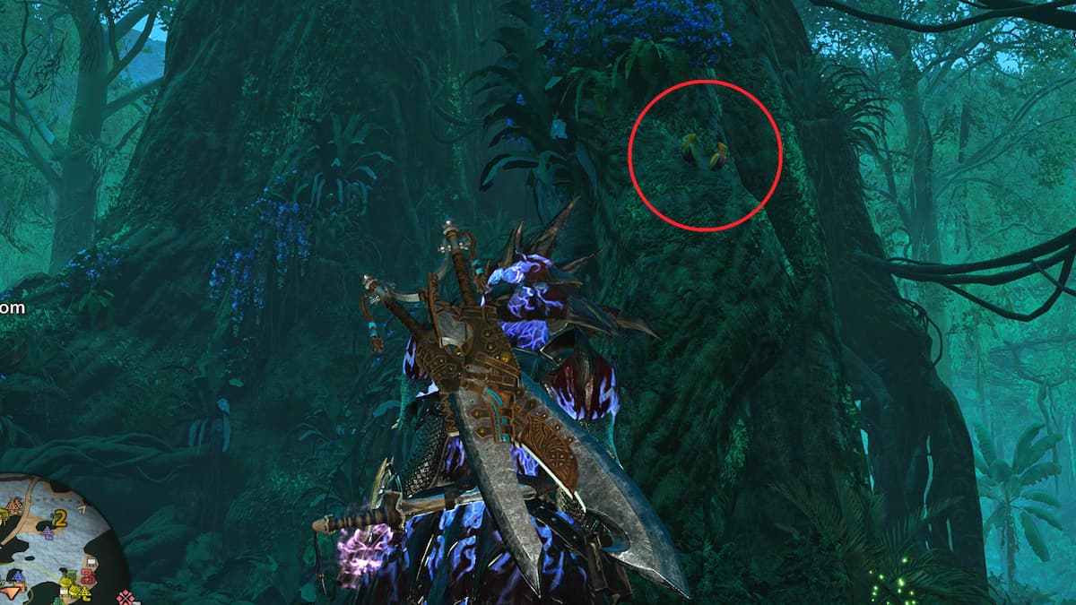 Dapperwings on a tree in MHW