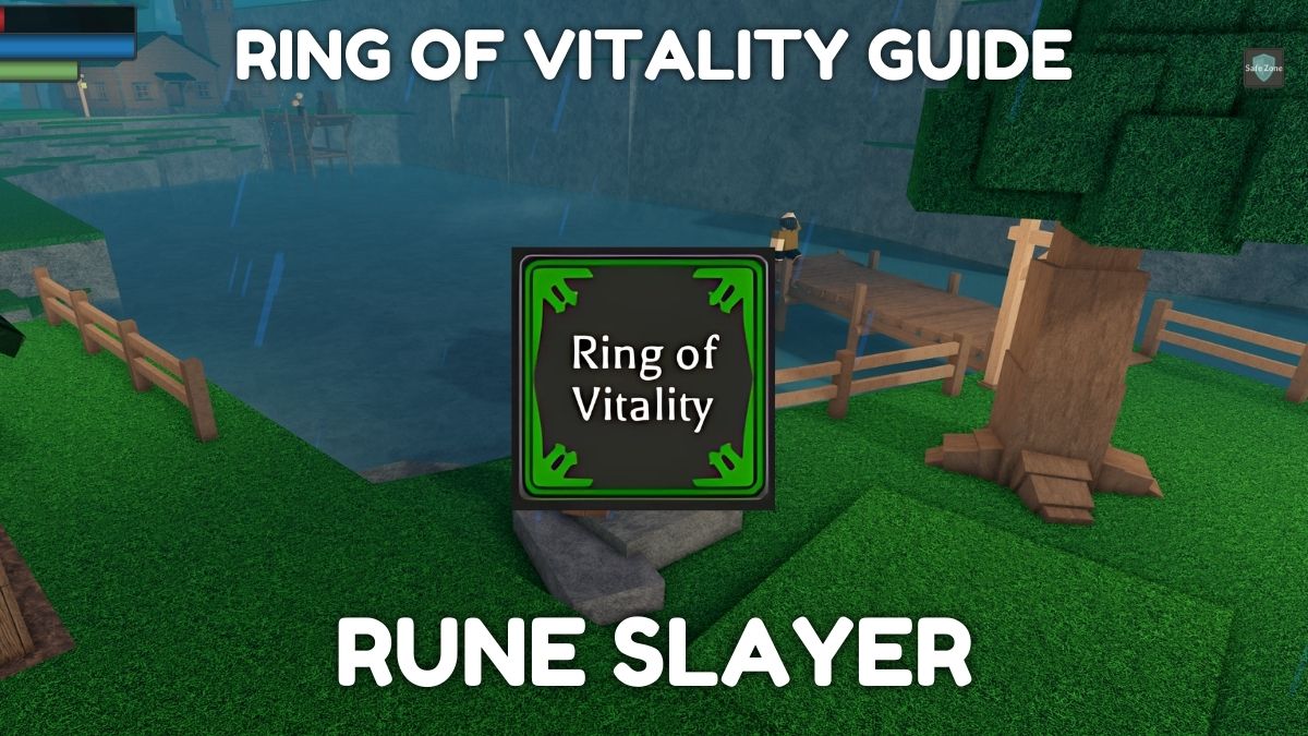 Picture showing the Ring of Vitality in the Rune Slayer Roblox experience